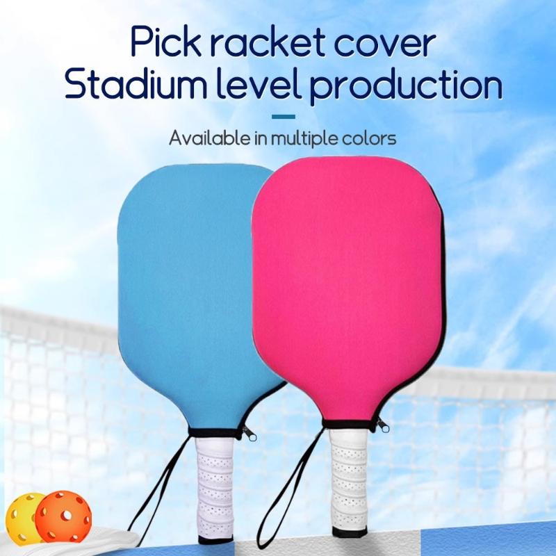 Zachte Neopreen Pickleball Racket Sleeve Lichtgewicht Waterdichte Pickleball Paddle Cover Pickleball Accessoires Beschermer Tas