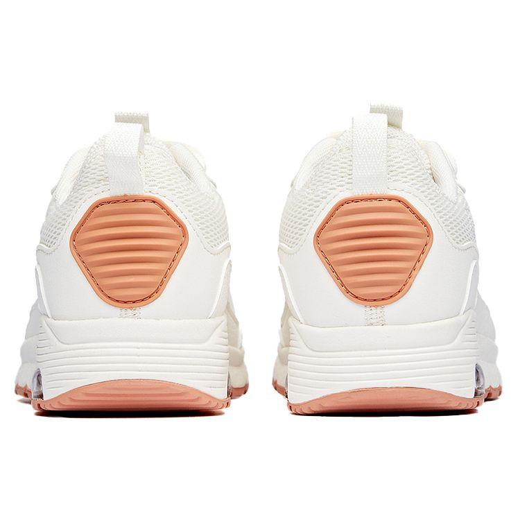 Anta Training Series Shock Absorbing Non-Slip Low-Top Training Shoes Women Sneakers White Brown 122047775-5