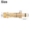 M22 Bayonet Connector In Sturdy Brass Material Compatible with For Nilfisk Pressure Washers Perfect Cleaning Tool
