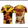 Bandai Anime Demon Slayer T-shirt Nezuko Kamado Stampa 3D T-shirt da Uomo Casual Streetwear Fan di Anime Basata Su