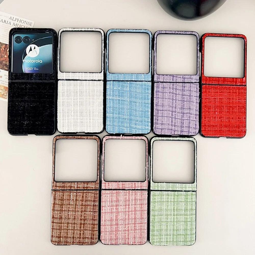 2026 Moto Razr 50 Ultra PU Leather Phone Case for Motorola Razr 50 40 Ultra Razr 50 40 Shockproof Protective Cover