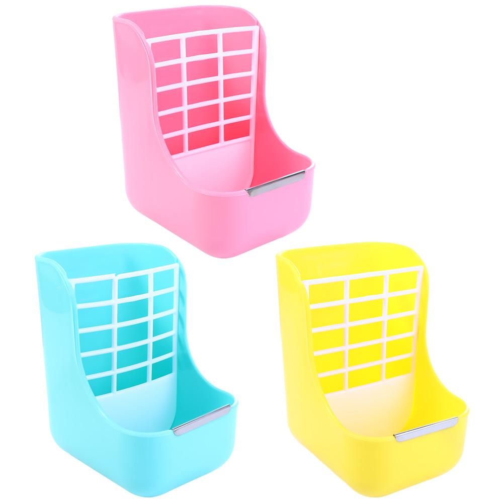 Pig Cage Accessories Small Animal Supplies Rabbit Hay Feeder Hamster Feeder Rabbit Feeding Bowl