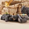 Natural Gemstone Jasper Nanhong Garnet Opal Turquoise Ring Women'S S925 Sterling Silver Inlaid Treasure Minimalist Index Finger Ring