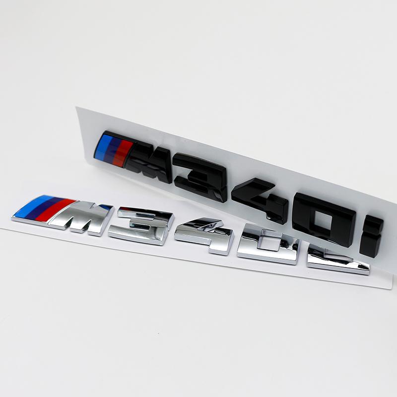 Auto 3D ABS Kofferraum Buchstaben Logo Plakette Emblem Aufkleber Für BMW M140 M145 M235 M240 M340 M530 M550 M760LI M135 E39 E60 E61 F48