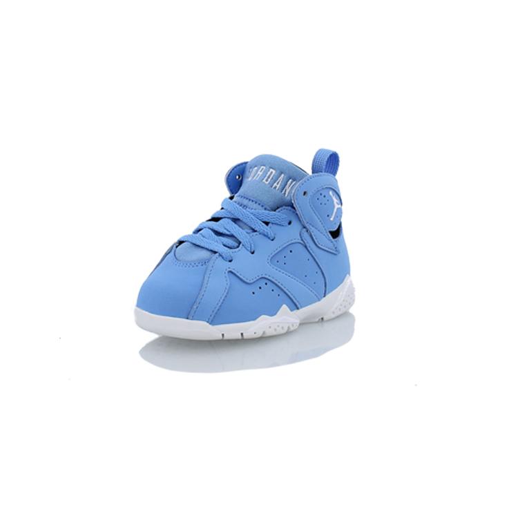 Jordan Air Jordan 7 Retro Comfortable Lightweight Abrasion Resistant High Top Toddler Shoes Blue Infant And Toddler 304772-400