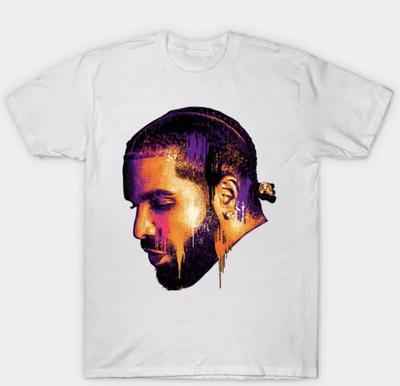 Drake Short Sleeve  Mens Unisex S-3XL White Hip-hop Rapper Unisex T-Shirt