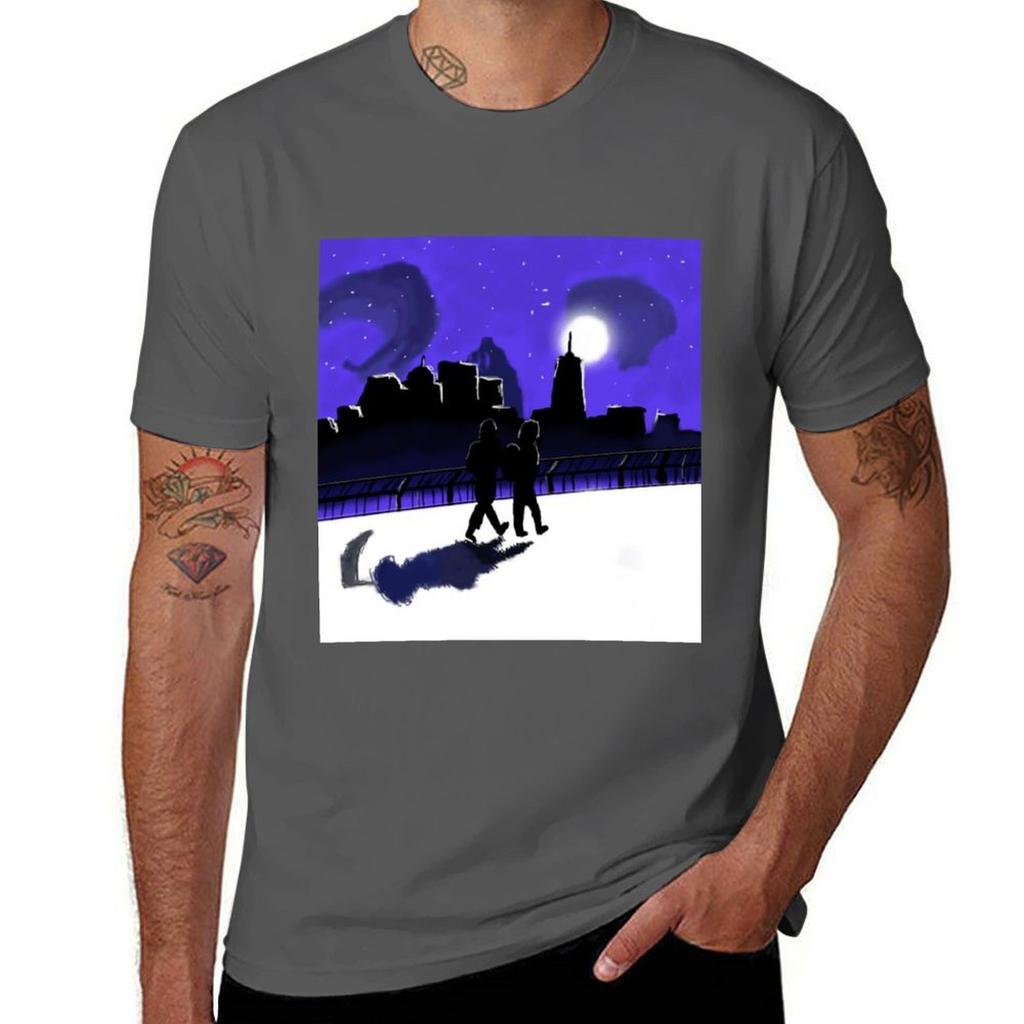 They Both Die At The End Book Cover Updated Tshirt Sporty Casual Quick Dry Tshirt