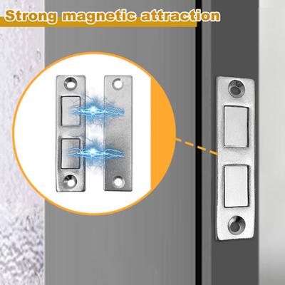 Door Magnets Ultra-Thin Cabinet Door Magnetic Catch Self Adhesive Easy To Install Furniture Cupboard Magnets Door Closure Latch