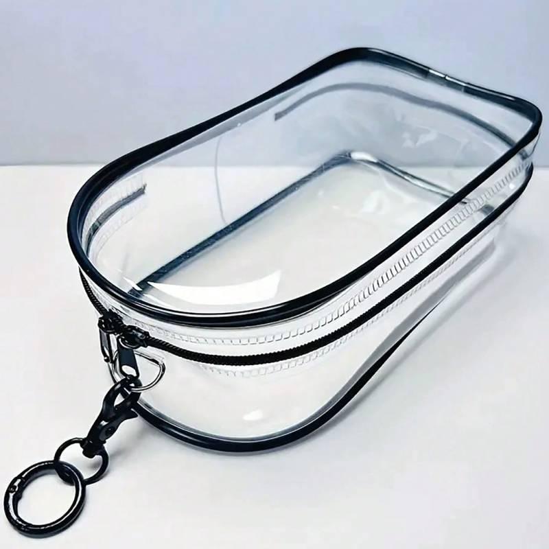 Pvc Storage Clear Bag With Keychain For Bag Decor And Show Desktop