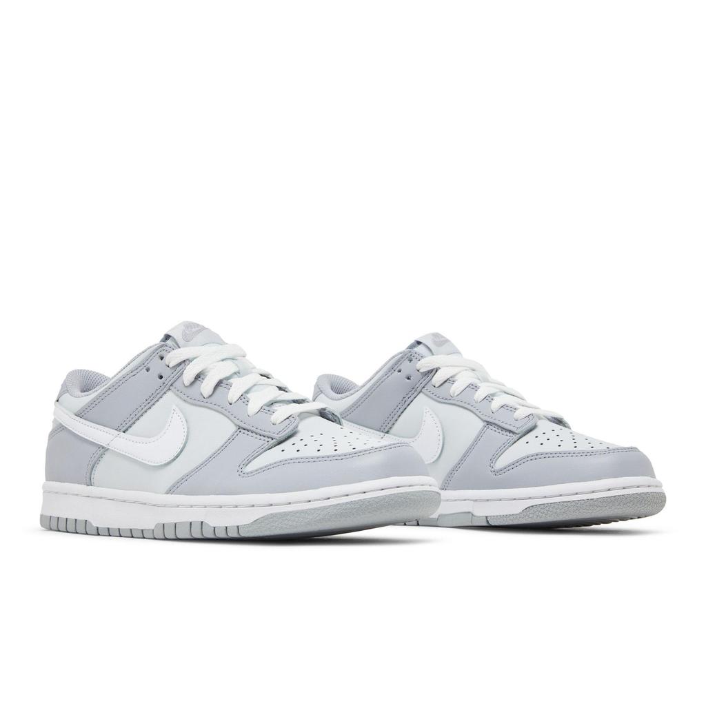 Nike Dunk Low Grade School 'Pure Platinum Wolf Grey' (Unisex) Pure Platinum / White / Wolf Grey Kids' Skateboarding Shoes DH9765 001