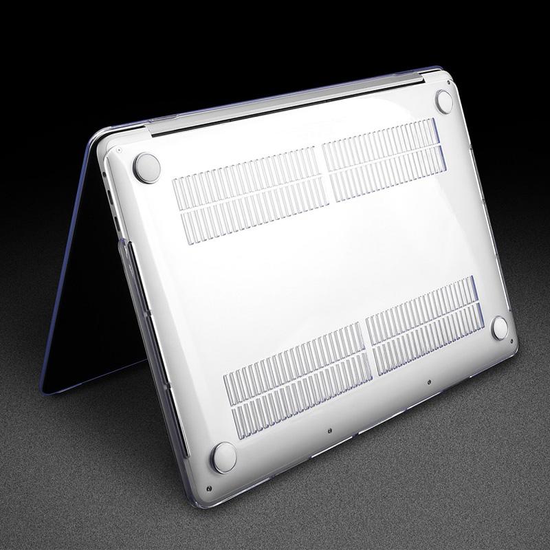 AOKILOM MacBook Air 13,6 Zoll Hülle – Transparente Hartschale Mit Tastaturabdeckung & Displayschutzfolie (nur Für M2 2022, A2681)