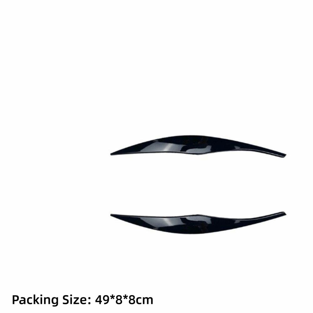 Replacement Headlight Eyebrow Cover Car Exterior Headlight Eyebrow Sticker 3 Series E90 E91