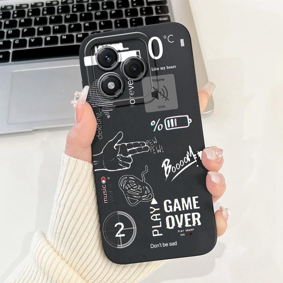 For Honor 400 Pro Case Honor400 Lite ABR-NX1 Luxury Art Painted Cover Matte Phone Case For Honor 400 Lite Honor400 Pro Soft Bags