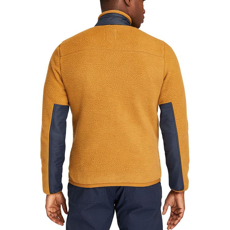 Timberland Color Block Warm Fleece Stand Collar Logo Jacket Men Jacket Rubber A44BC-932