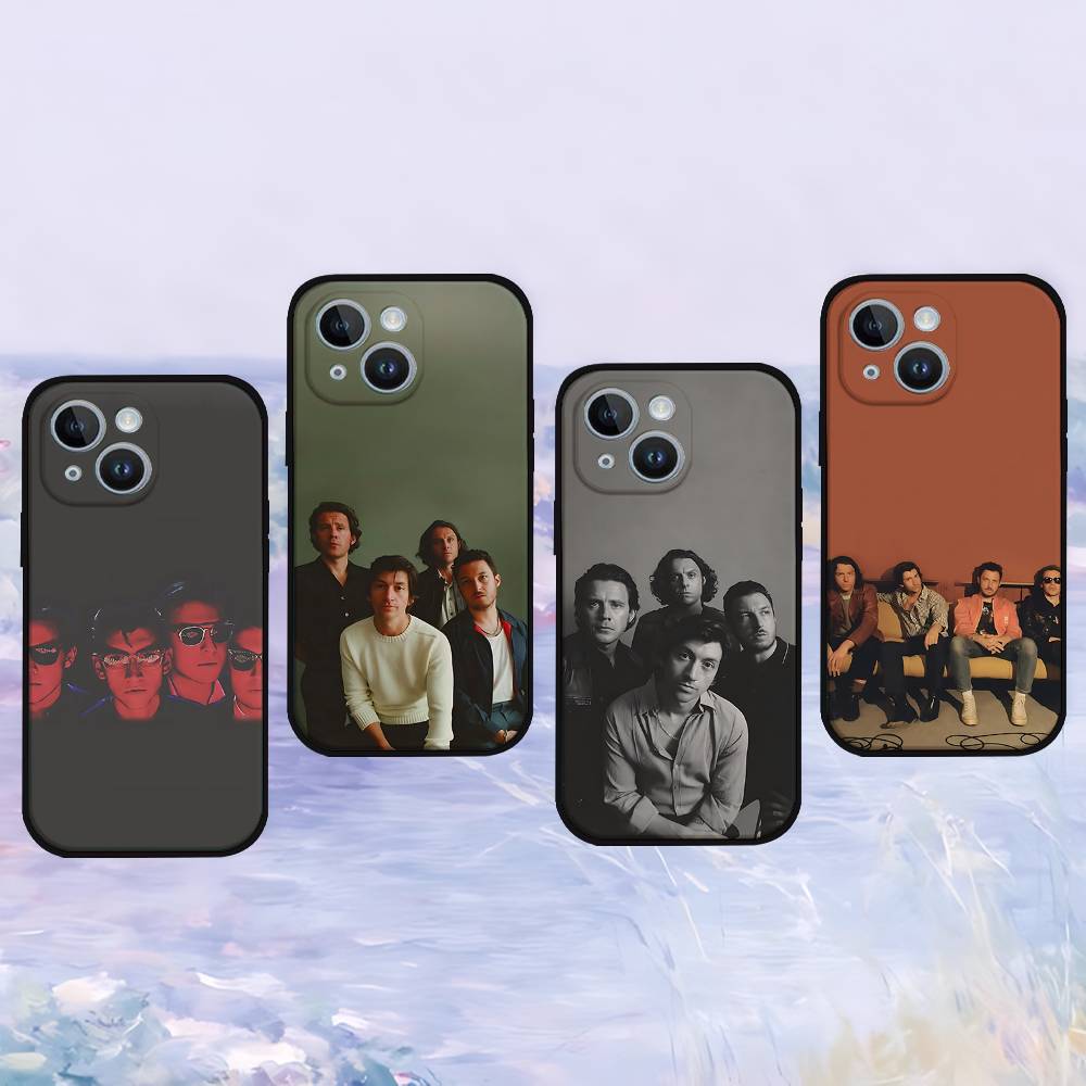 Monkeys Rock Bands Black Phone Case That Fits For IPhone 17,16,15,11,13,14 Pro Max,Plus,X,Xr,Xs Max,13Mini