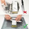 SHARPAL 149H Easy-to-sharpen Silicone Whetstone & Whetstone Tray, Non-slip Knife Sharpening Mat, Stopper Bar & Basket Handle, 0.21 Gallon (800 mL)