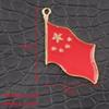 Creative China Map Flag Keychain: Patriotic Pendant - Ideal for National Day or New Year's Gifts