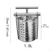 Ręczna wyciskarka do soku, Wyciskarka do nadziewania warzyw, Domowe przybory do robienia, Stal nierdzewna 304 dla