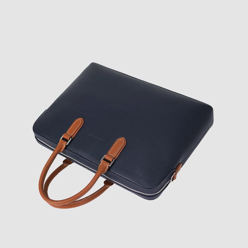 Lotuff Business Men'S Briefcase Lo-0170 Nv Navy