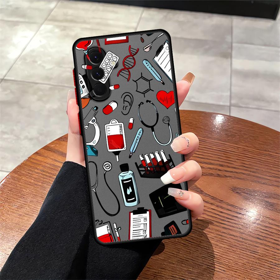 Cool Nurse Medicine Case for Samsung Galaxy A14 A23 A53 A52S A72 A16 A15 A56 A55 A34 A36 A54 A35 A17 A52 A73 A33 Phone Cover