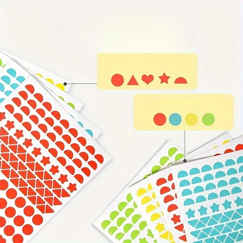 1Set Kids Cartoon Animal Diy Sticker Set - 3-6 Years Old Educational Geometric Craft Kit, Creative Fun Kindergarten Art Supplies