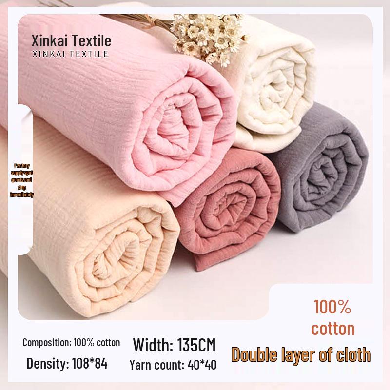 

Двухслойный муслиновый слюнявчик из чистого хлопка для младенцев и малышей для повседневной или домашней носки