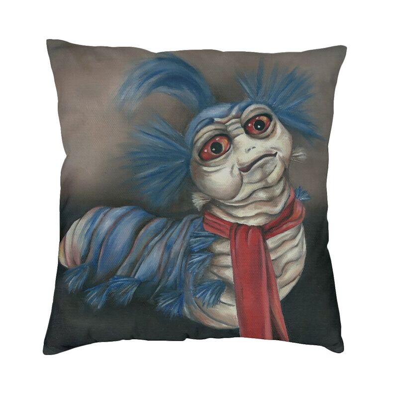 Luxury Labyrinth Worm Cushion Covers x Polyester Musical Adventure Movie Throw Pillow Case for Car Square Pillowcase