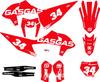 Compatible Decals for 19-22 KTM SX250F EXC, Kaixi Hengjian, Bosuer X6, Mingfu Off-Road Motorcycles