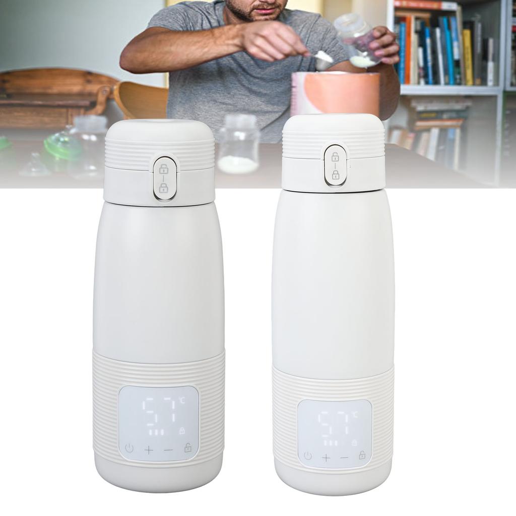 Portable Cordless Bottle Warmer Constant Temperature USB Rechargeable Travel Water Warmer for Breast
