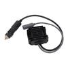 3.5A Satellite Car Power Adapter Step Up Converter Power Cable with Cigar Lighter Plug for RV Boat Trailer 16 AWG Cable