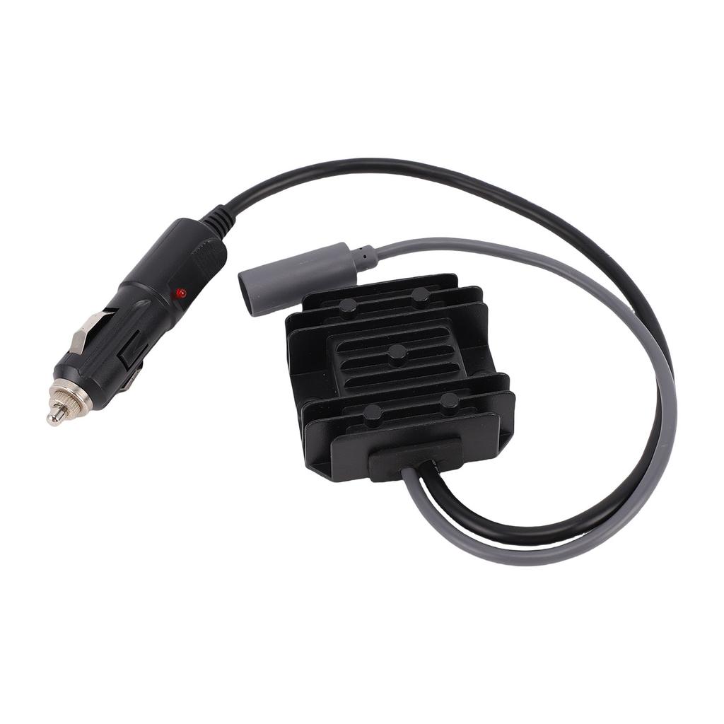 3.5A Satellite Car Power Adapter Step Up Converter Power Cable with Cigar Lighter Plug for RV Boat Trailer 16 AWG Cable
