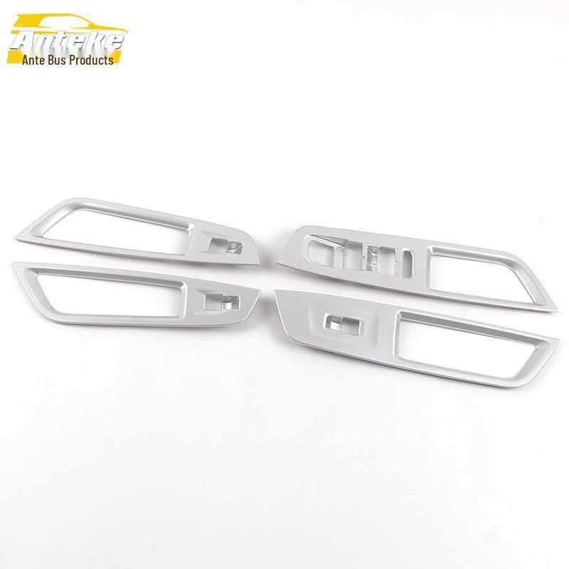 Fits 21 Teramont Window Switch Decorative Frame Electroplated Armrest Button Sequin Sticker