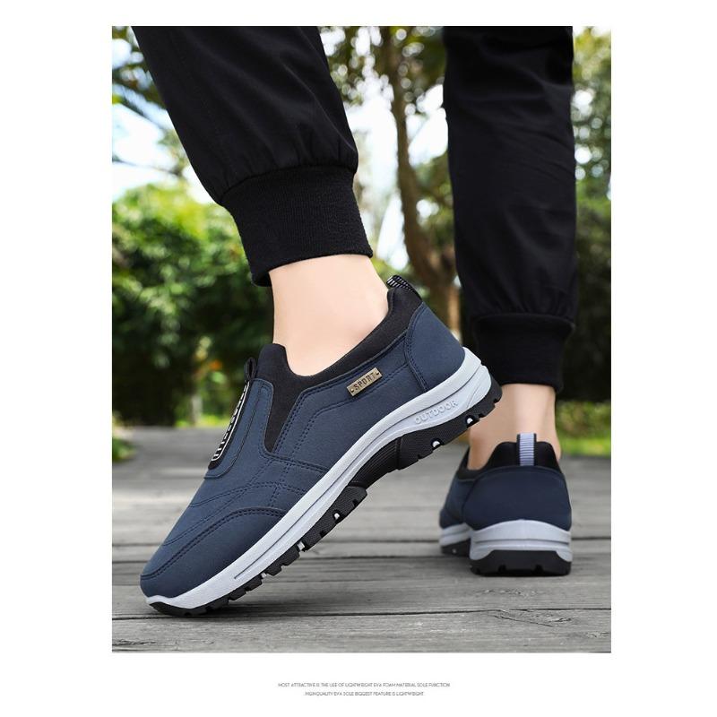 Men's Sports Shoes with Soft Soles, Dad's Shoes, One-piece Style, Suitable for Middle-aged and Elderly People for Walking.