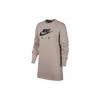 Sweatshirts Women's Khaki Crew Neck Moderate Regular BV5135-218