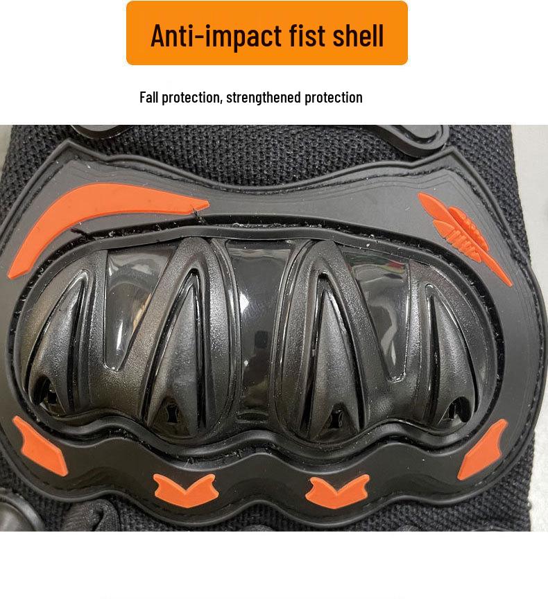 Luvas Antiderrapantes de Toque com Dedos Inteiros para Motociclismo e Corrida para Off-road, Equitação e Veículos Elétricos