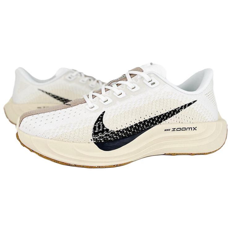 Nike Pegasus Plus Abrasion Resistant Low Top Running Shoes Men's Beige White Black Sneakers FQ7261-006