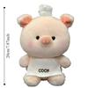 Pink Pig Little Bear Plush Toy Cute Chef Series Animal Duck Doll  Kids Birthday Christmas