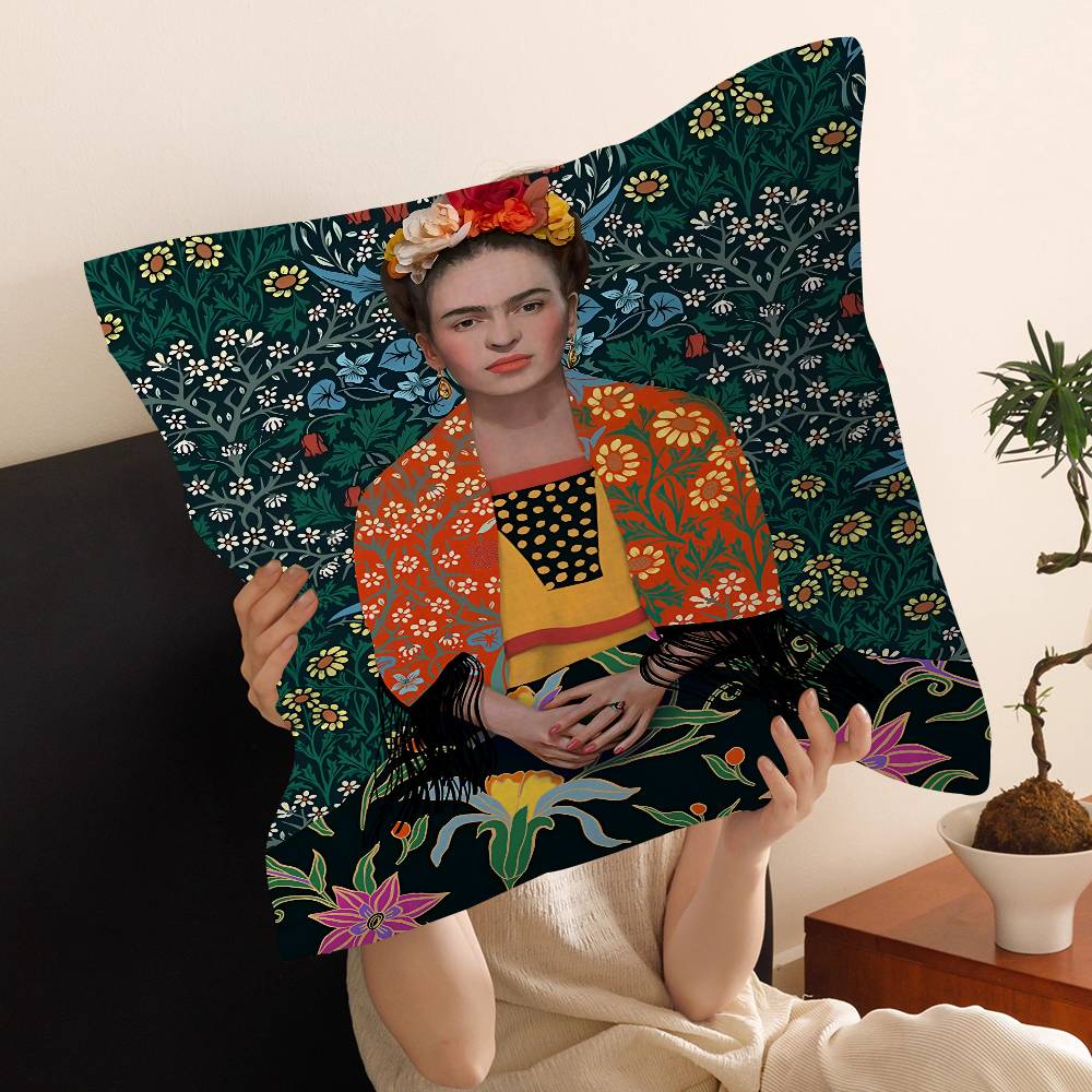 Art Frida Personalized Pillow Dust Cover Bedroom Kids Party Decoration Pillowcase Birthday Children Gift