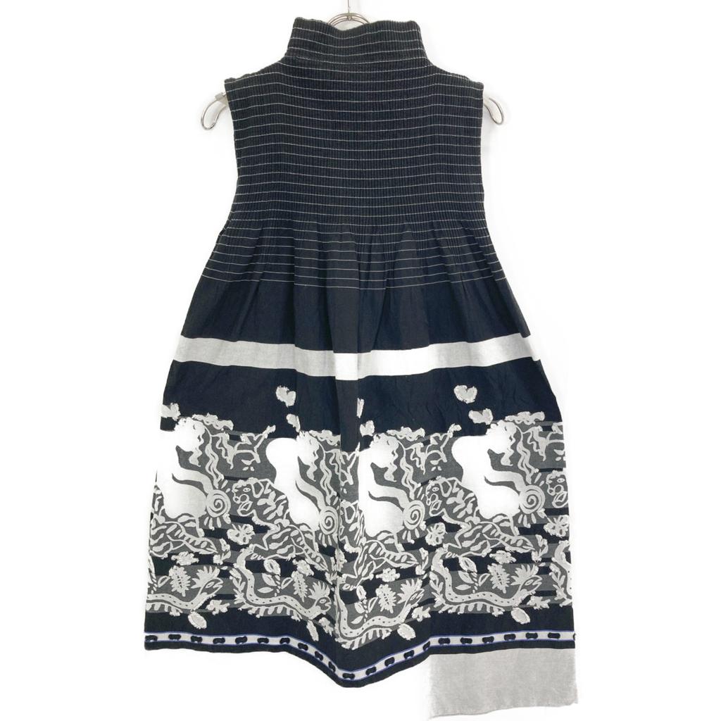 MeISSEYMIYAKE MI11FH641 Black Sleeveless Dress Dress Not Written blackUsed