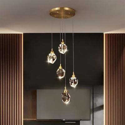 Ceiling Pendant Lamp Home Decoration Living Room Modern Ceiling Chandelier Crystal Hanging Light Bedroom Lamp LED Dining Kitchen
