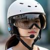 ABS Noise Cancelling Shock Resistant Lightweight IP67 Dustproof Bike Helmet Communication System Wireless Connectivity