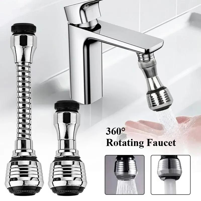 360 ° Adjustment Kitchen Sink Faucet Extender Filter Spray Dual-mode Water-saving Pressurizer Household Bathroom Tool