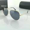 Men's Classic Double Bridge Polarized Metal Sunglasses for Driving, Riding, and Fishing