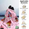 Christmas Tree Friends Blanket Soft Throw Blanket For Home Bedroom Bed Sofa Travel Office Solid Christmas Blanket