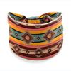 European American Women's Hair Band African Print Pattern Wide Edge Elastic Knot Sports Yoga Headband Women's Headwear Hair