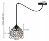 SPIDER CEILING HANGING LAMP, CRYSTAL PLAFON