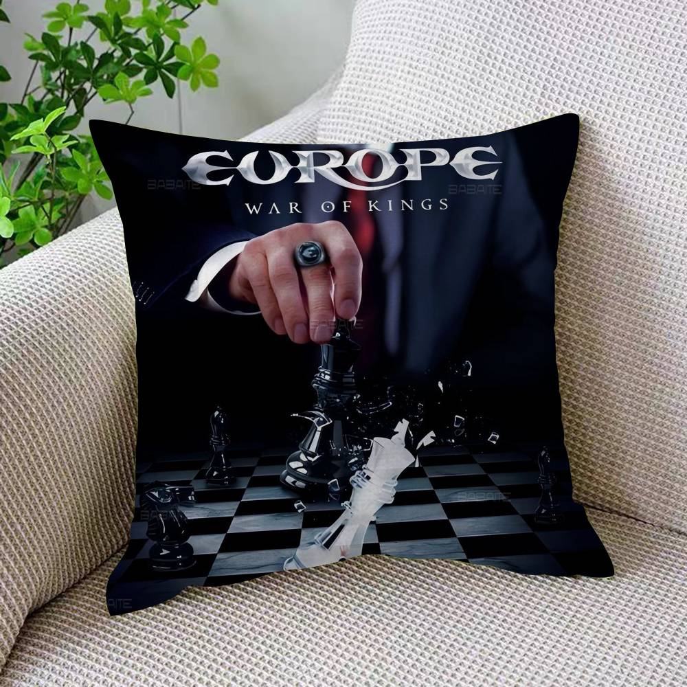 Rock Band E-Europe Pillowcase Toon Gift Cushion Cover Bedroom Home Sofa Chair Seat Decor Pillow Case