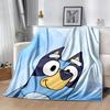 Bluey Family Adventure Blanket Durable Comfort Great for Picnics Livingroom Office Four Seasons Universal Modern