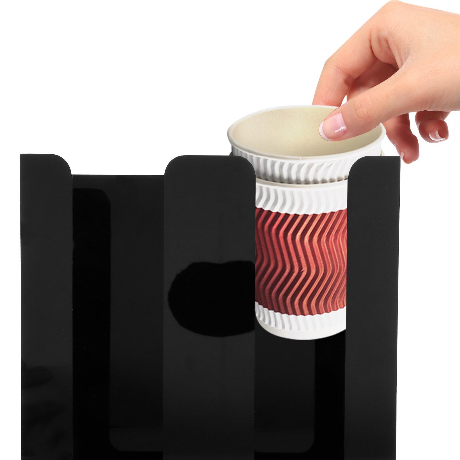 

Paper Cup Holder Desktop Plastic Wear Resistant Disposable Cups Organizer for Office Home Coffee Bar Restaurant Countertop other