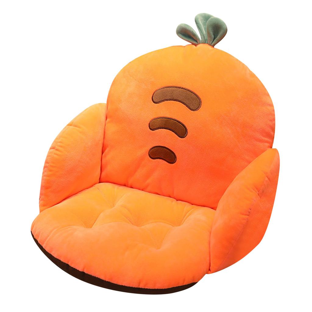 Home Decoration Cartoon Plush Chair Cushion Non-Slip Lumbar Support Chair Cushions Cartoon Animal Soft Comfortable Chair Pillows